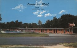 Leominster Motel, Route 12, Leominster, MA Postcard
