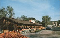 Mascot Farms Fresh Produce Stand, Greenfield, MA Postcard
