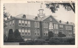 Spaulding Memorial Elementary School, Townsend MA Postcard