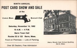 Ninth Annual Post Card Show & Sale, Henry Woods High School Postcard