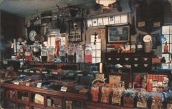 The Penny Candy Counter at the Wayside Country Store Postcard