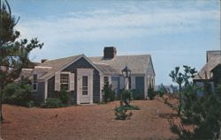 Yarmouth Sea Side Village, Bass River, Cape Cod, MA Postcard