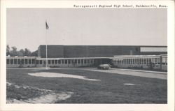 Narragansett Regional High School, Baldwinville, MA Postcard