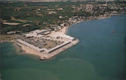 Provincetown Inn & Motel, Aerial View, Cape Cod Postcard