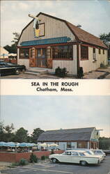 SEA IN THE ROUGH Restaurant, Chatham, MA Postcard
