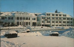 The New Wellesley Inn, Snow Covered Postcard