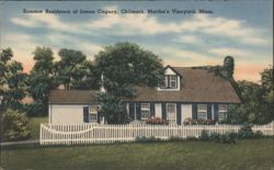 James Cagney Summer Residence, Chilmark, Martha's Vineyard Postcard