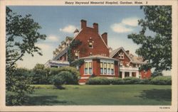 Henry Heywood Memorial Hospital Postcard