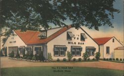F-2 Milk Bar on Route 7 Postcard