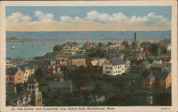 The Harbor and Causeway from Abbott Hall Postcard