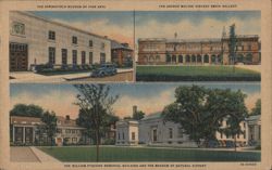 Springfield Museums: Fine Arts, Smith Gallery, Natural History Postcard