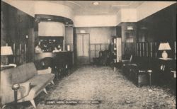 Lobby, Hotel Clinton Postcard