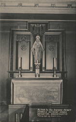 Altar to Sacred Heart, Cenacle Retreat House Postcard