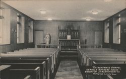 Retreatants Chapel, Cenacle Retreat House Postcard