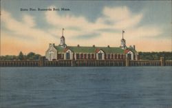 State Pier, Buzzards Bay Postcard