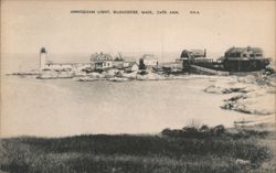 Annisquam Light, Gloucester, Cape Ann Postcard
