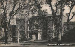 Baptist Home of Massachusetts, Ivy Covered Building Postcard