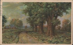 First Presbyterian Sunday School Rally Day Invitation 1922 Postcard