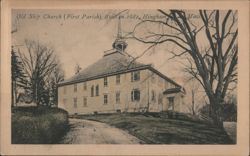 Old Ship Church (First Parish), Built 1681, Hingham, Mass. Postcard