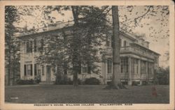 President's House, Williams College, Williamstown, MA Postcard
