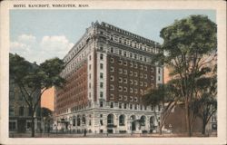 Hotel Bancroft, Worcester, MA Postcard