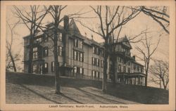 Lasell Seminary, North Front, Auburndale, MA Postcard
