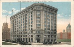 Paine Furniture Co., 81 Arlington Street, Boston Postcard