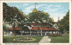 Methodist Tabernacle and Church, Oak Bluffs Postcard