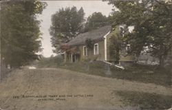 Birthplace of Mary and the Little Lamb, Sterling, MA Postcard