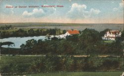 Home of Daniel Webster, Marshfield, Mass. Postcard