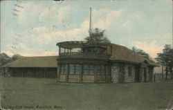 Journey Club House, Mansfield, MA Postcard