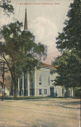Congregational Church, Middleboro, Mass. Postcard
