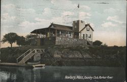 Newbury, Mass., Country Club, Parker River Postcard