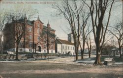Haverhill High School, Haverhill, MA Postcard