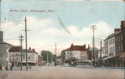 Market Square, Newburyport Postcard