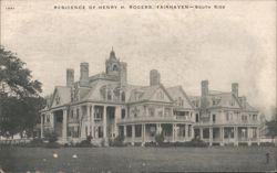 Residence of Henry H. Rogers, South Side Postcard