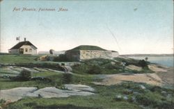 Fort Phoenix, Fairhaven, MA Postcard