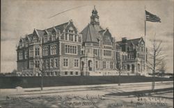 New High School, Fairhaven, Massachusetts Postcard