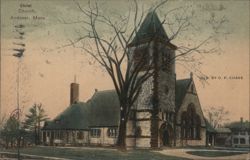 Christ Church, Andover, MA Postcard