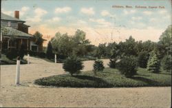 Entrance, Capron Park, Attleboro, MA Postcard