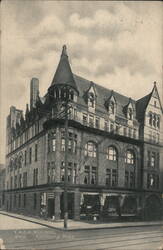 Y.M.C.A. Building, Fitchburg, MA Postcard