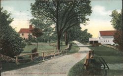 John G. Whittier's Birthplace, Haverhill, MA Postcard