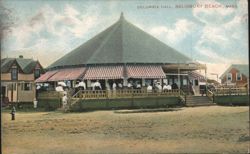 Columbia Hall, Salisbury Beach Postcard