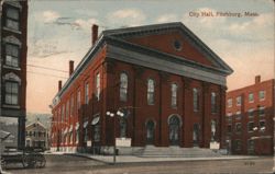 City Hall, Fitchburg, MA Postcard