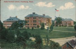 State Normal School, Fitchburg, Mass. Postcard