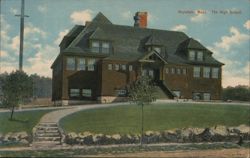Hopedale High School Postcard