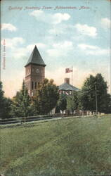 Cushing Academy Tower, Ashburnham, Mass. Postcard