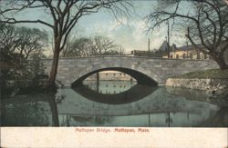 Mattapan Bridge, Mattapan, MA Postcard