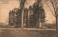 North Dormitory, Massachusetts Agricultural College Postcard