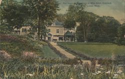 Fair Lawn Residence of Miss Adele Kneeland Postcard
